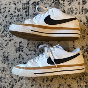 Nike Women's Athletic Shoes - White and Tan